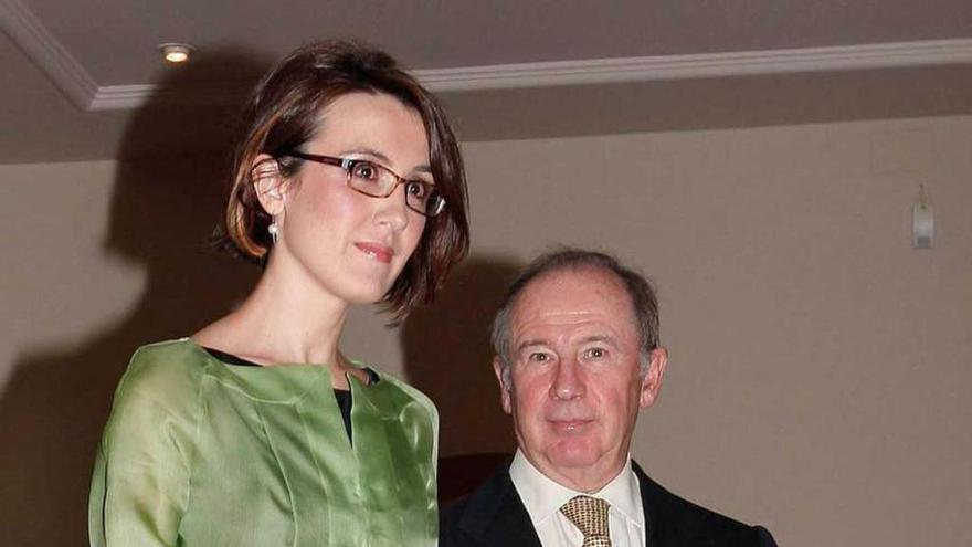 Rodrigo Rato y Alicia González.