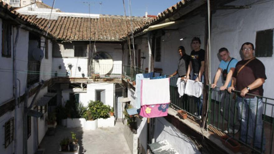 Una vista del Corralón de las Dos Puertas en noviembre de 2009.