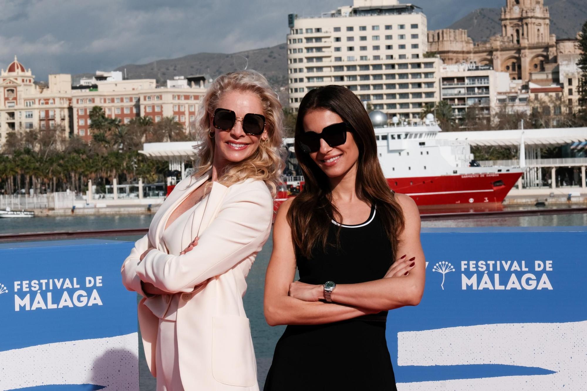 Photocall de la serie &#039;Eva &amp; Nicole&#039;, en el Festival de Málaga 2024.