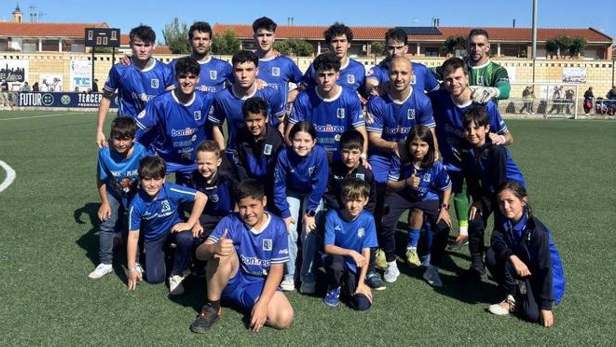 Once del Épila en el partido de este sábado.