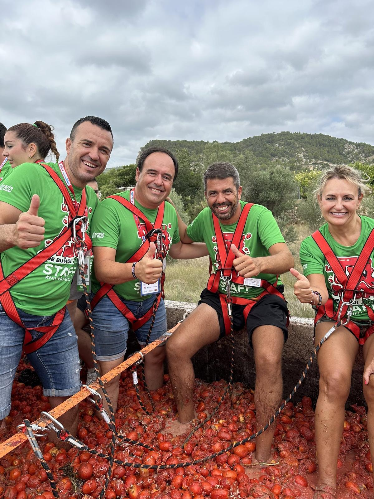 Vicente Mompó, Juanfran Pérez Llorca, Carlos Mazón y la conselleria Nuria Roca
