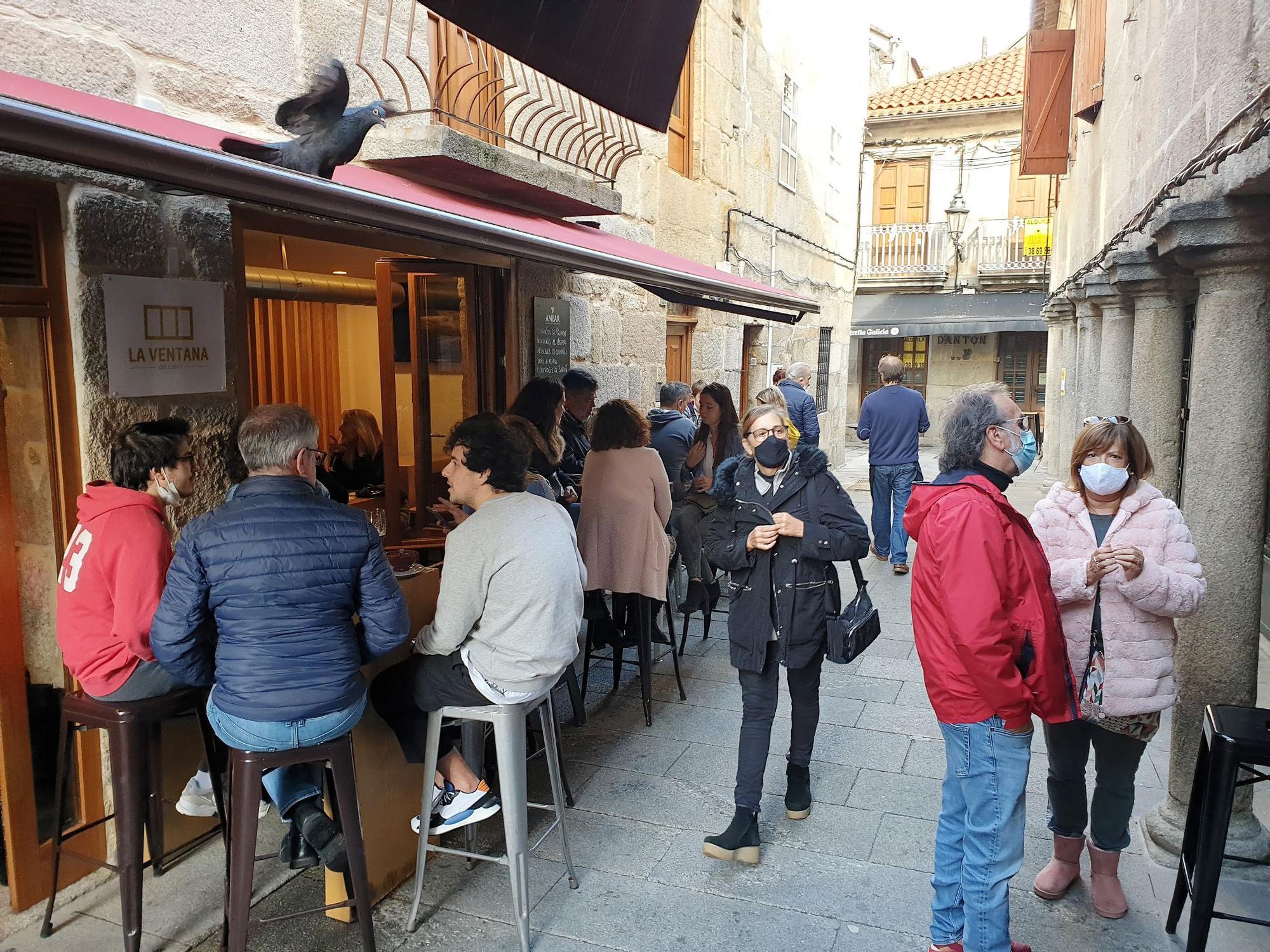 Baiona sí llena las terrazas