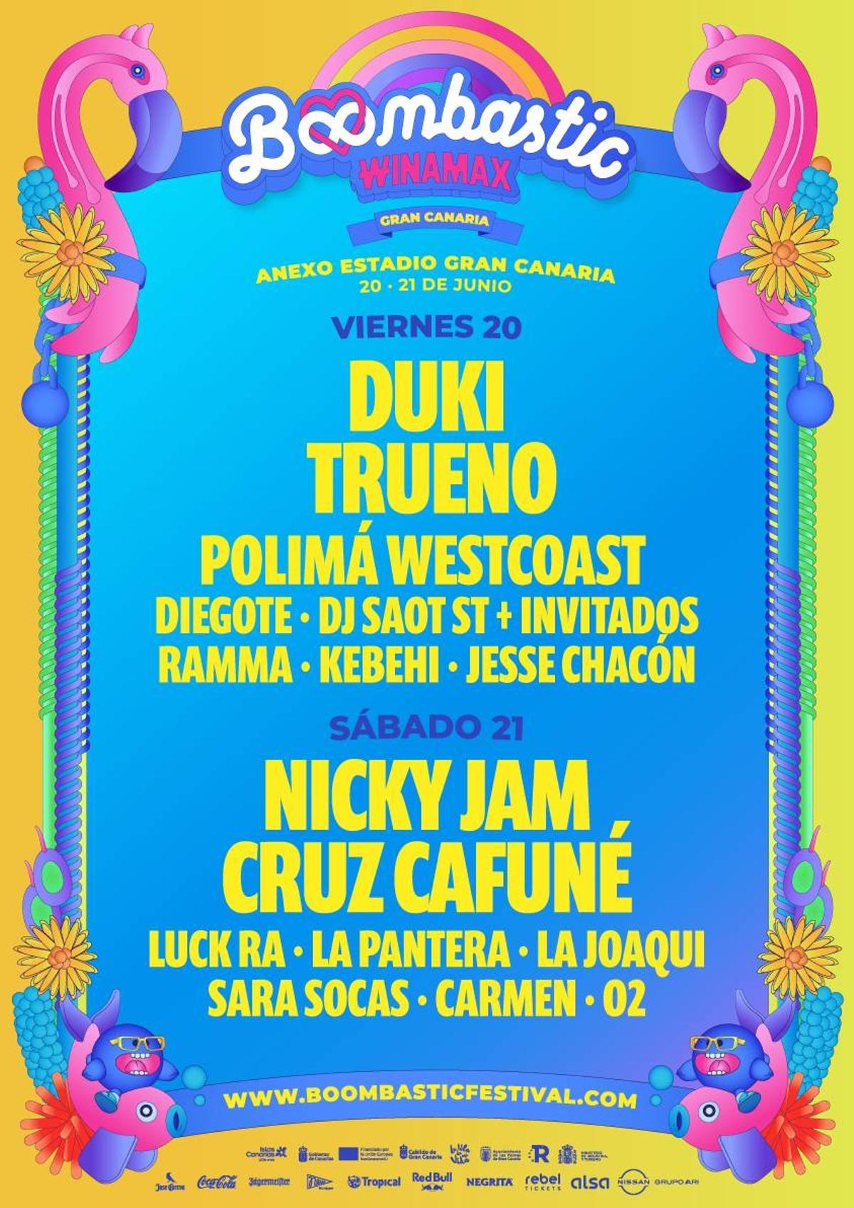 Cartel de Boombastic Gran Canaria