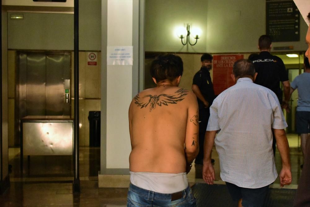 Detenido por pegar una brutal paliza a su mujer en Palma ante su hijo de dos años