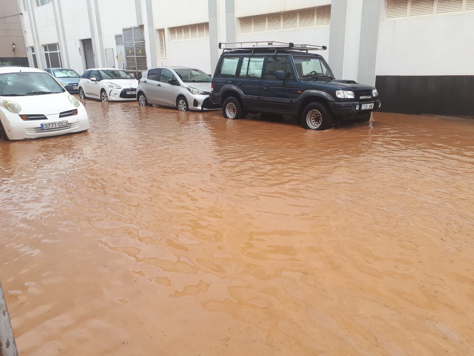 Efectos de la lluvia en Arrecife