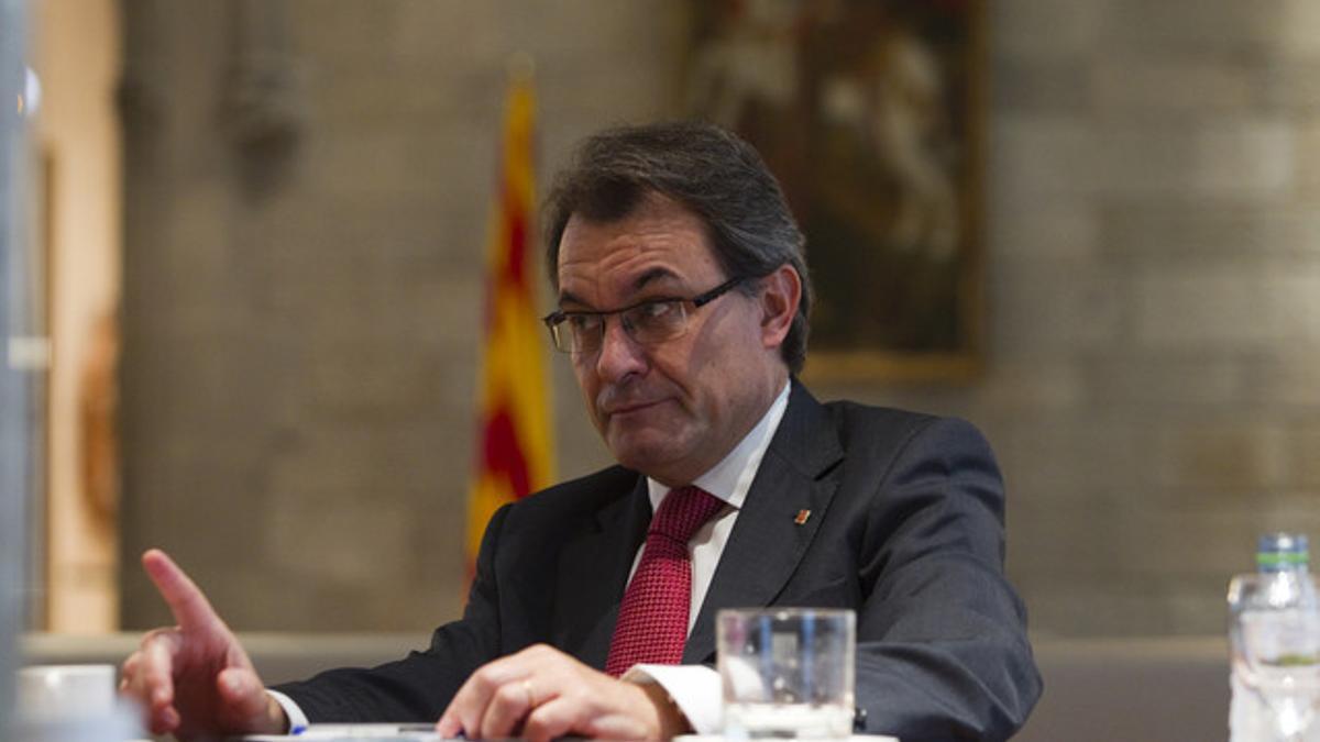 El presidente de la Generalitat, Artur Mas. ALBERT BERTRAN