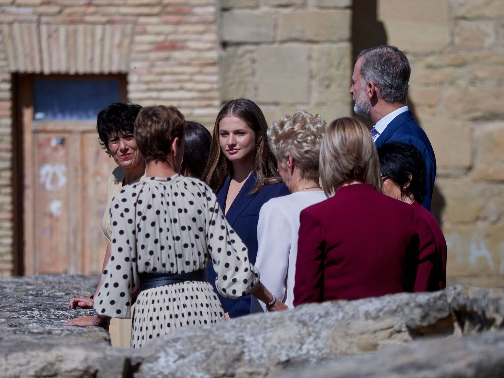 EN IMÁGENES: Leonor se da un baño de multitudes en su estreno como Princesa de Viana