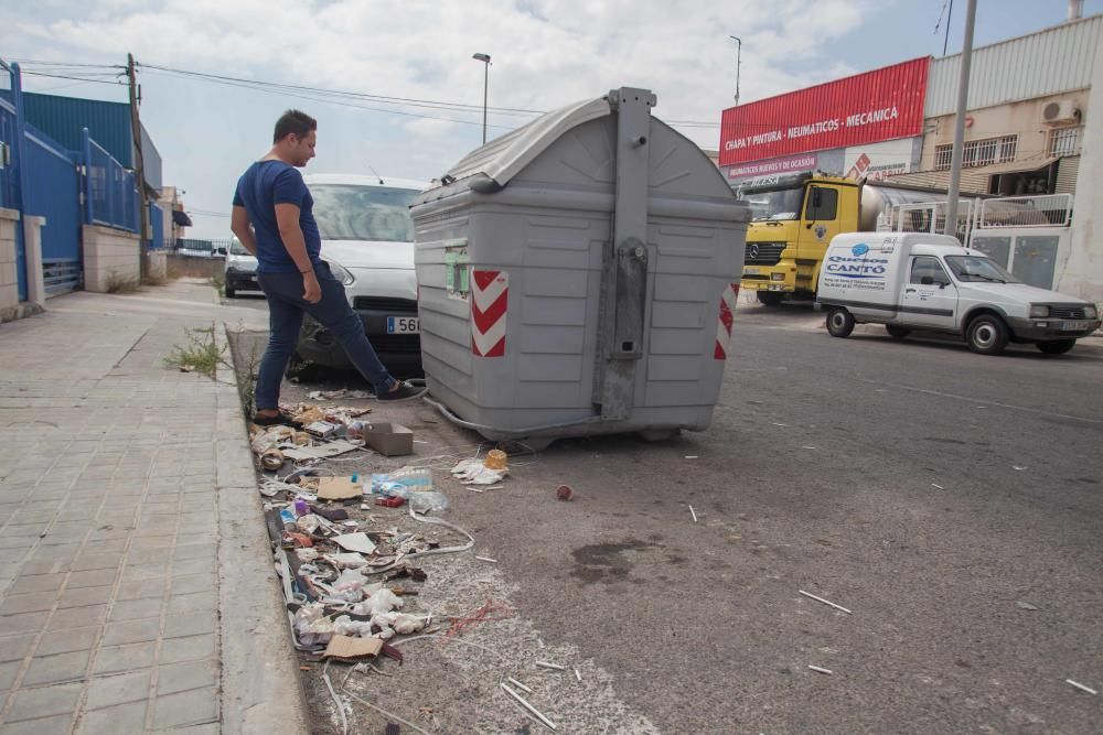 El polígono de Carrús, abandonado