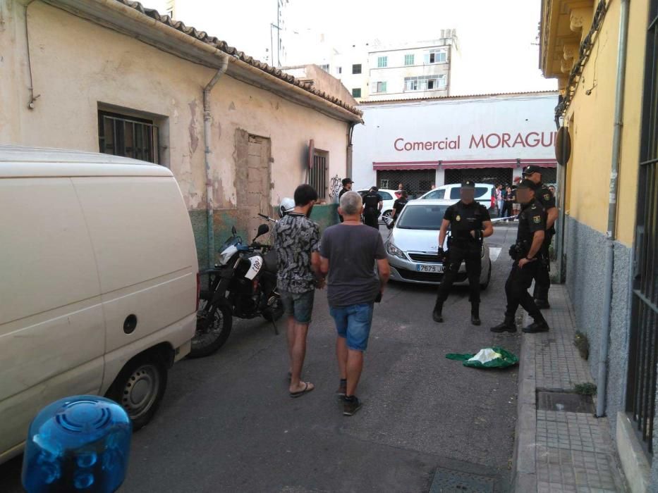 Sechs Festnahmen bei Drogenrazzia in Palma