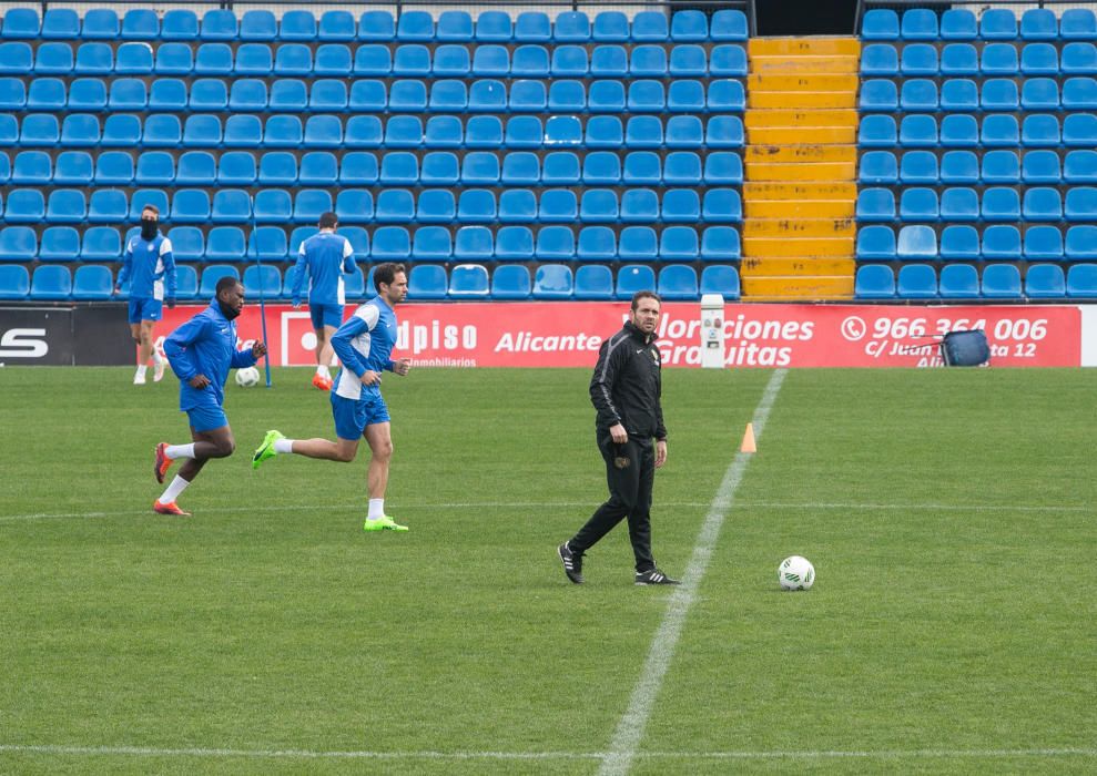 Delgado ya se entrena con el Hércules