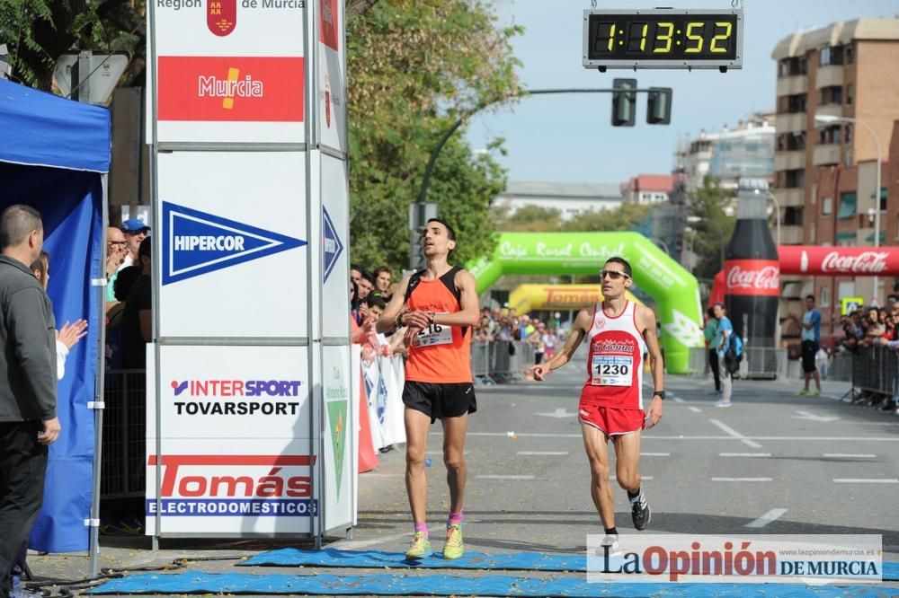 Media Maratón de Murcia: llegada (1ª parte)