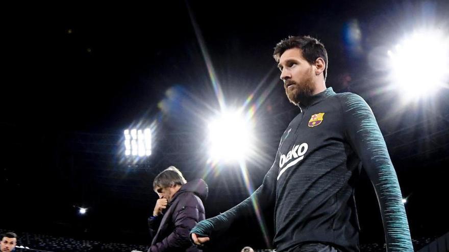 Una imagen del astro argentino Leo Messi.