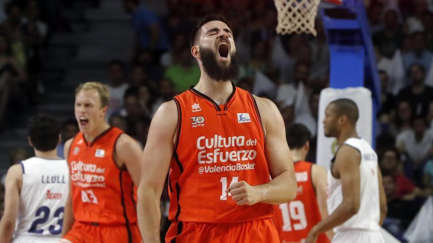 El Valencia Basket cae de pie ante el Madrid