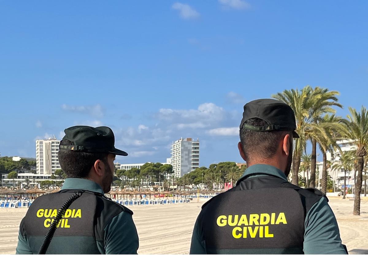 La Guardia Civil detuvo a los sospechosos.