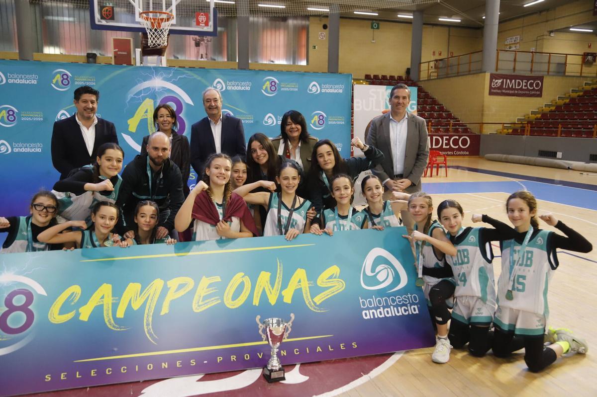 La selección cordobesa gana la final del Campeonato de Andalucía mini femenino de baloncesto