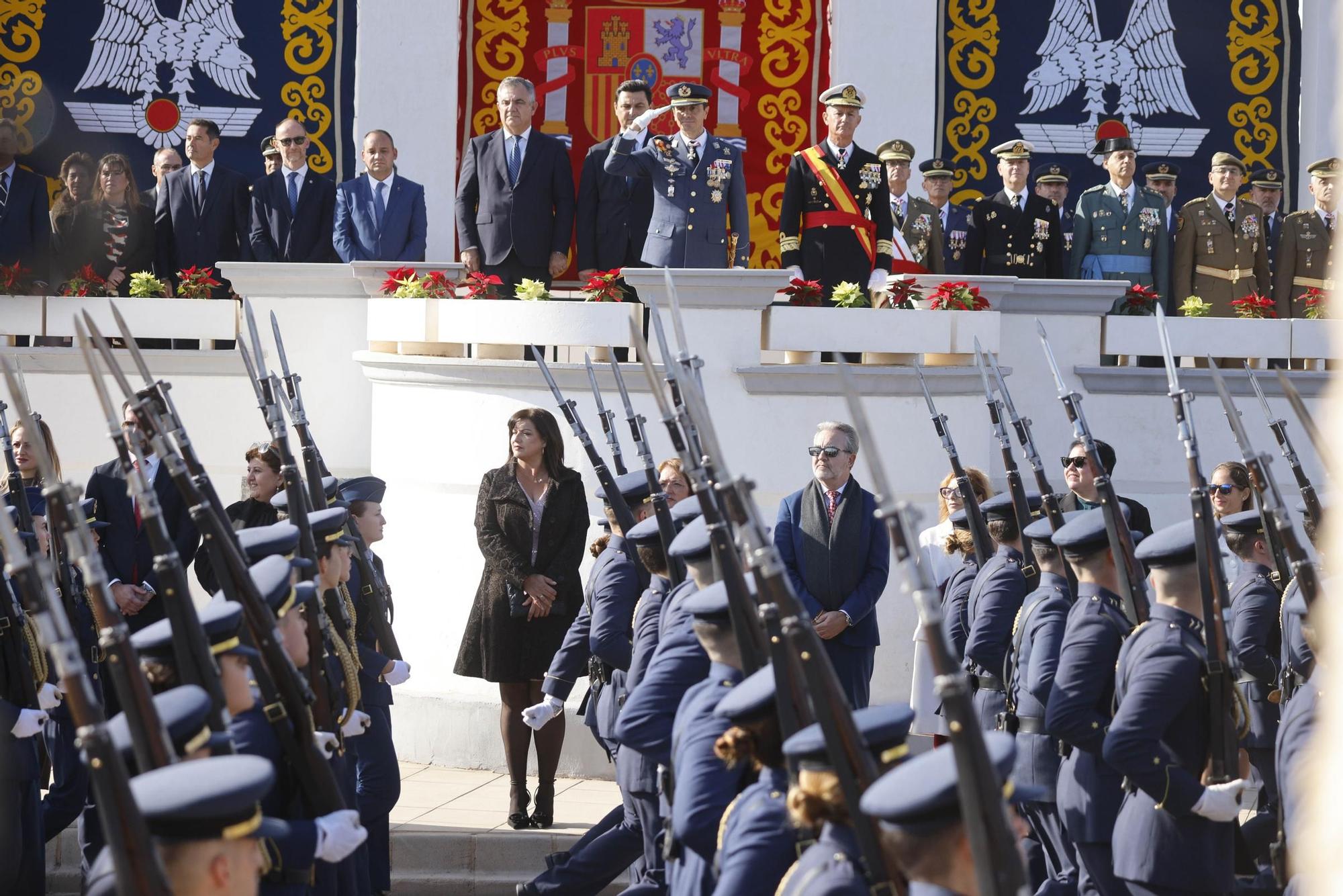 Las mejores imágenes de la Jura de Bandera en la Academia General del Aire con la princesa Leonor
