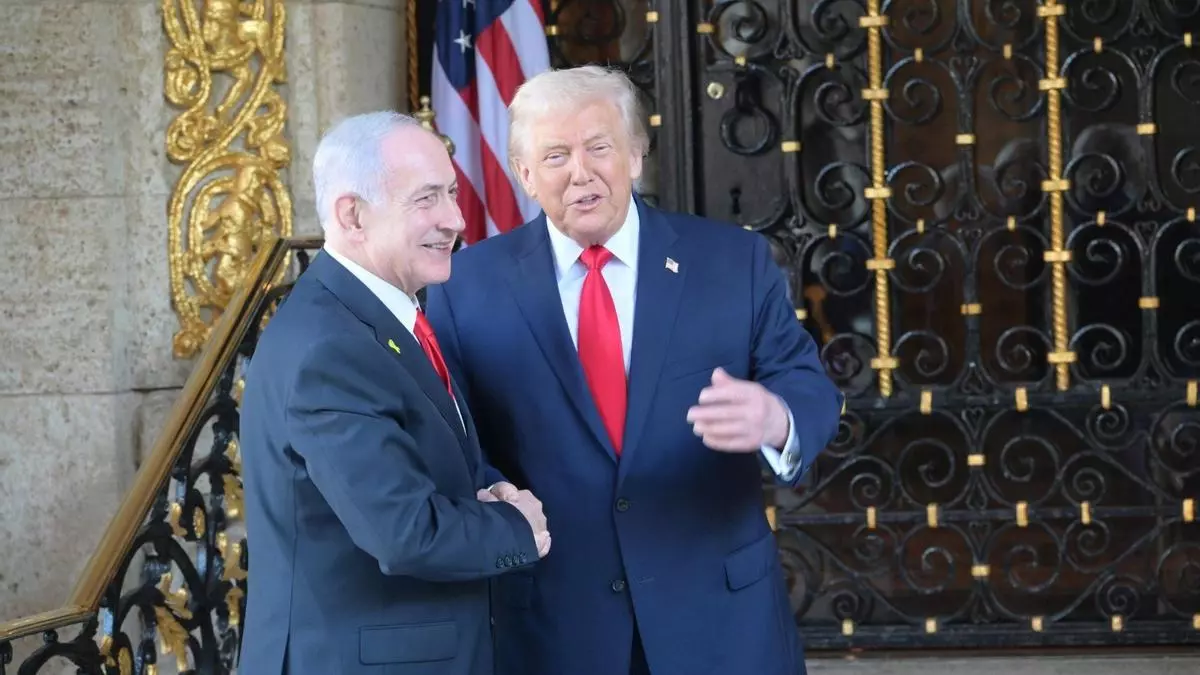 Trump y Netanyahu celebraron juntos la llegada del 2026 en Mar-a-Lago