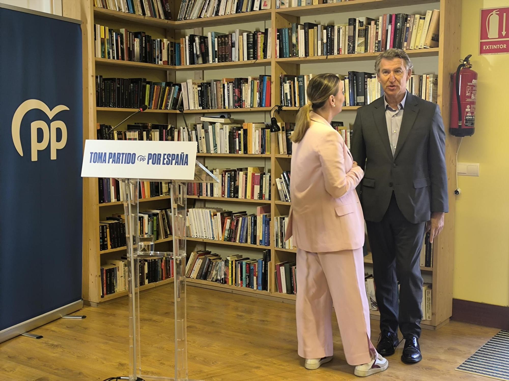 La visita de Nuñez Feijóo a Formentera, en imágenes