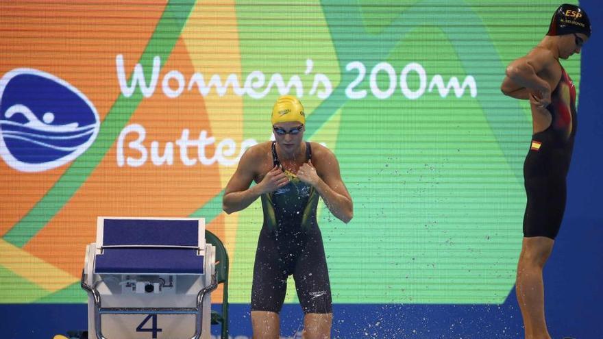 Mireia Belmonte consigue el oro en los 200 mariposa