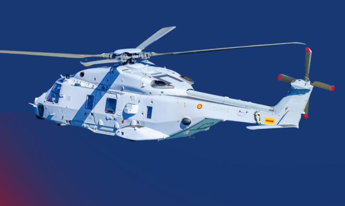 El helicópero NH-90 ‘Lobo’, del Ala 48
