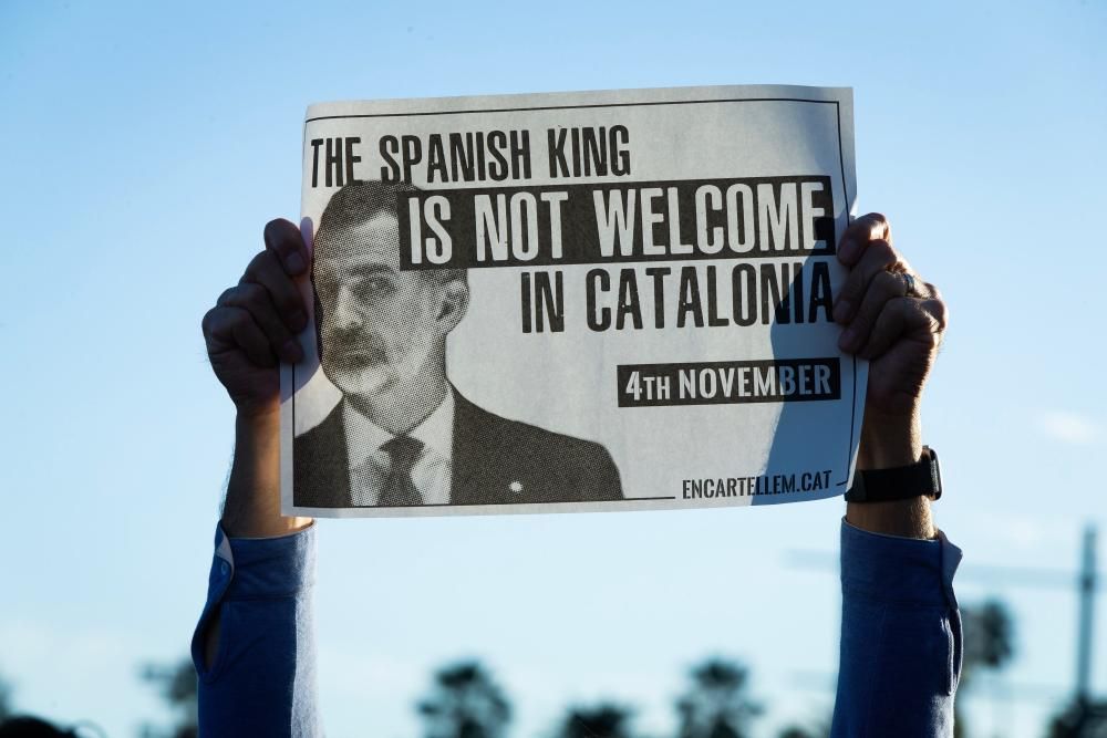 Protestas en los Premios Princesa de Girona