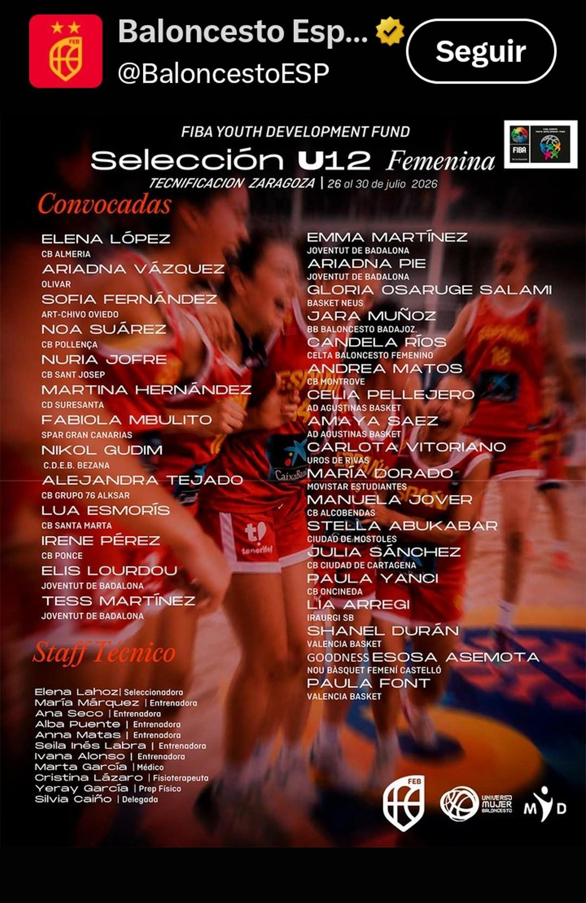 La semana que viene tenía que incorporarse a la selección
