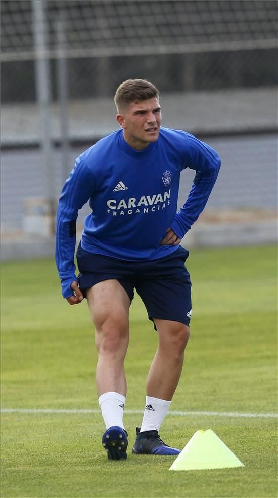 Sesión de entrenamiento del Real Zaragoza