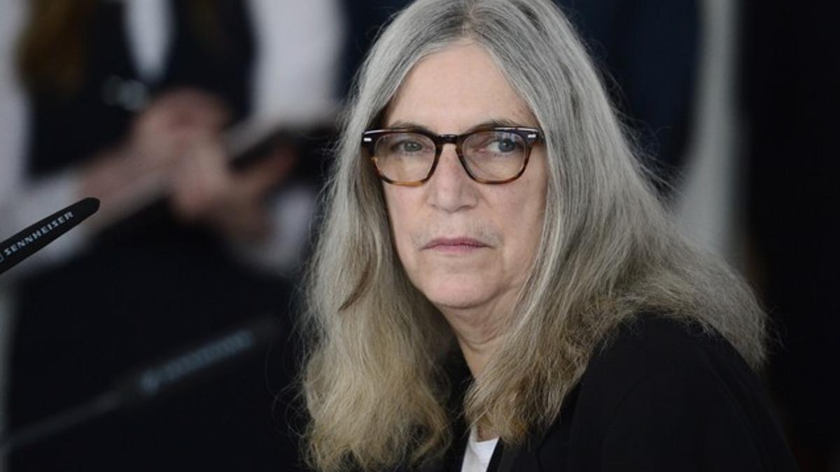 Patti Smith, durante una rueda de prensa el pasado 21 de mayo en Berlín.