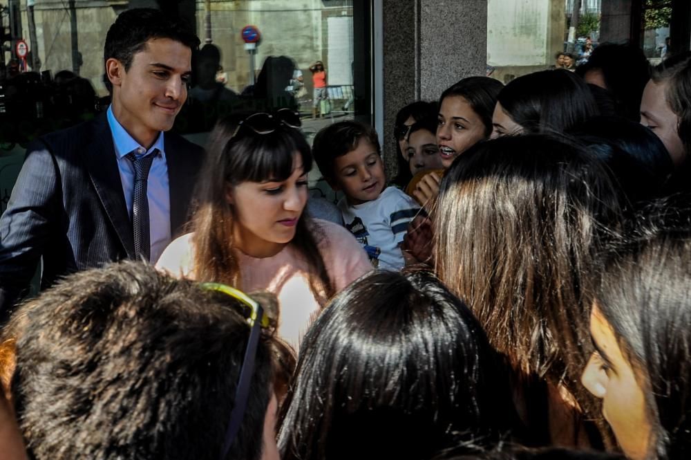 Álex González desata pasiones en Vilagarcía