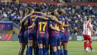 Una apisonadora llamada FC Barcelona: las culés noquean al Atlético de Madrid para coronarse en la Copa de la Reina de Gran Canaria (3-1)