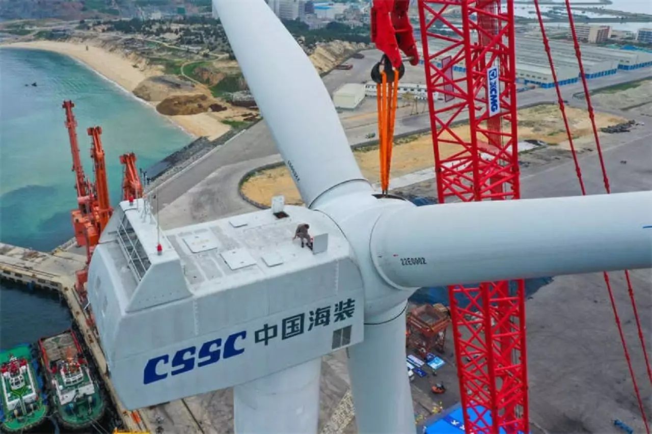 China da a conocer el aerogenerador más grande del mundo: mide 242