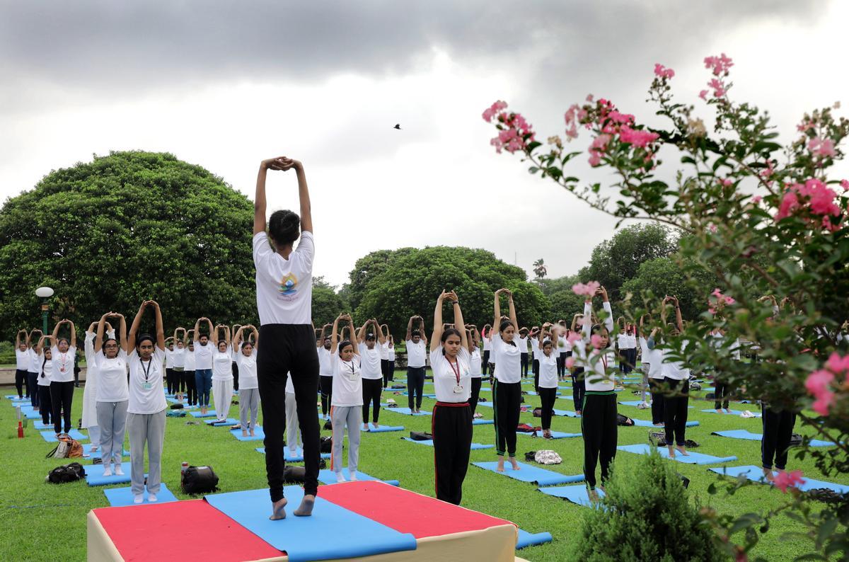 Día Internacional del Yoga en la India