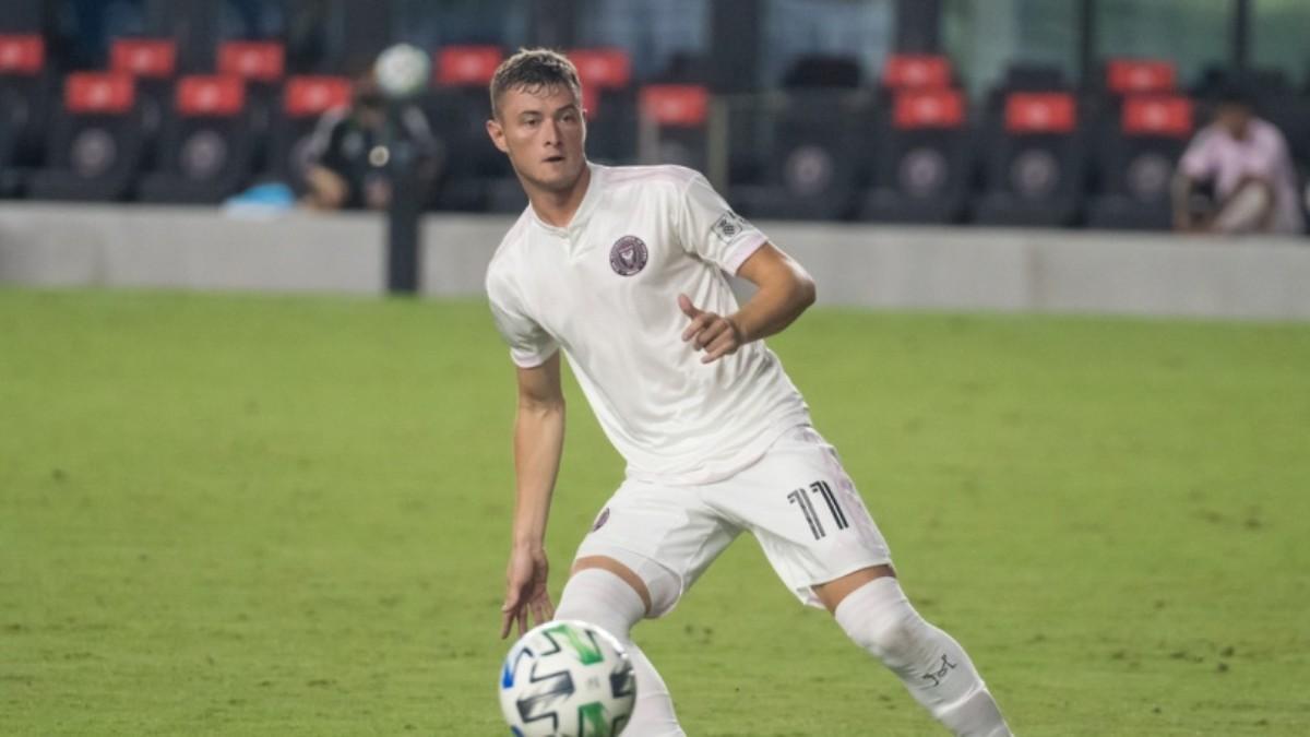 Matías Pellegrini con la camiseta de Inter Miami