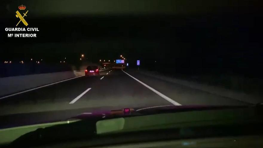 Detenido un conductor kamikaze circulando 4 kilómetros en la autopista de Andratx