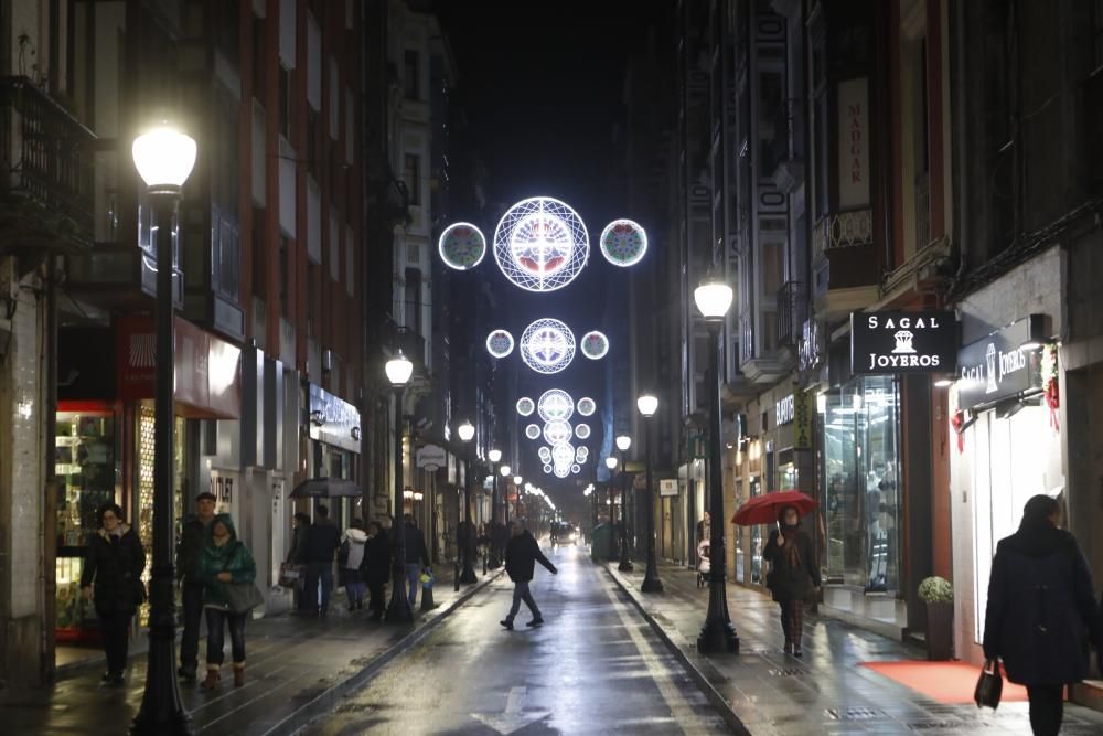 Luces de Navidad en Gijón