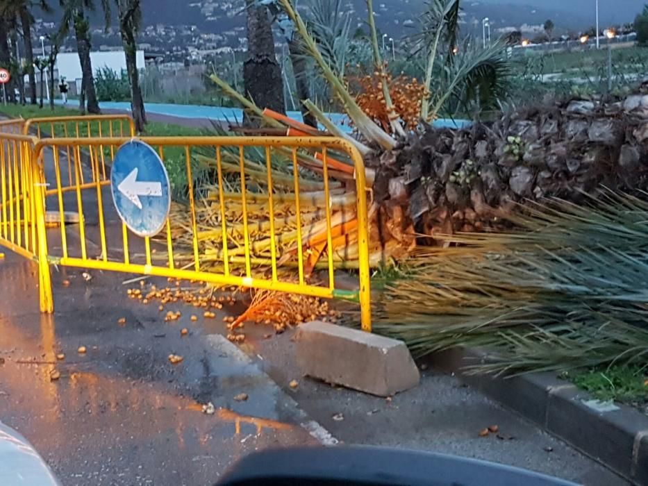 El temporal en Calp