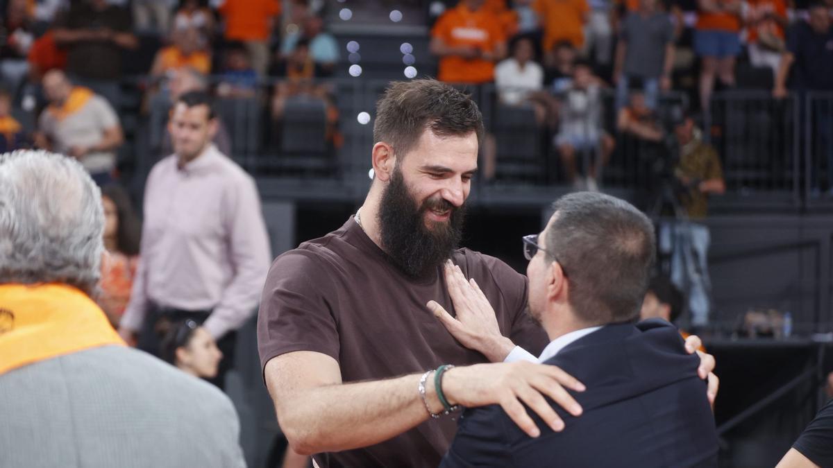 Bojan Dubljevic, tras ganar la Liga Endesa con el Valencia Basket en 2017