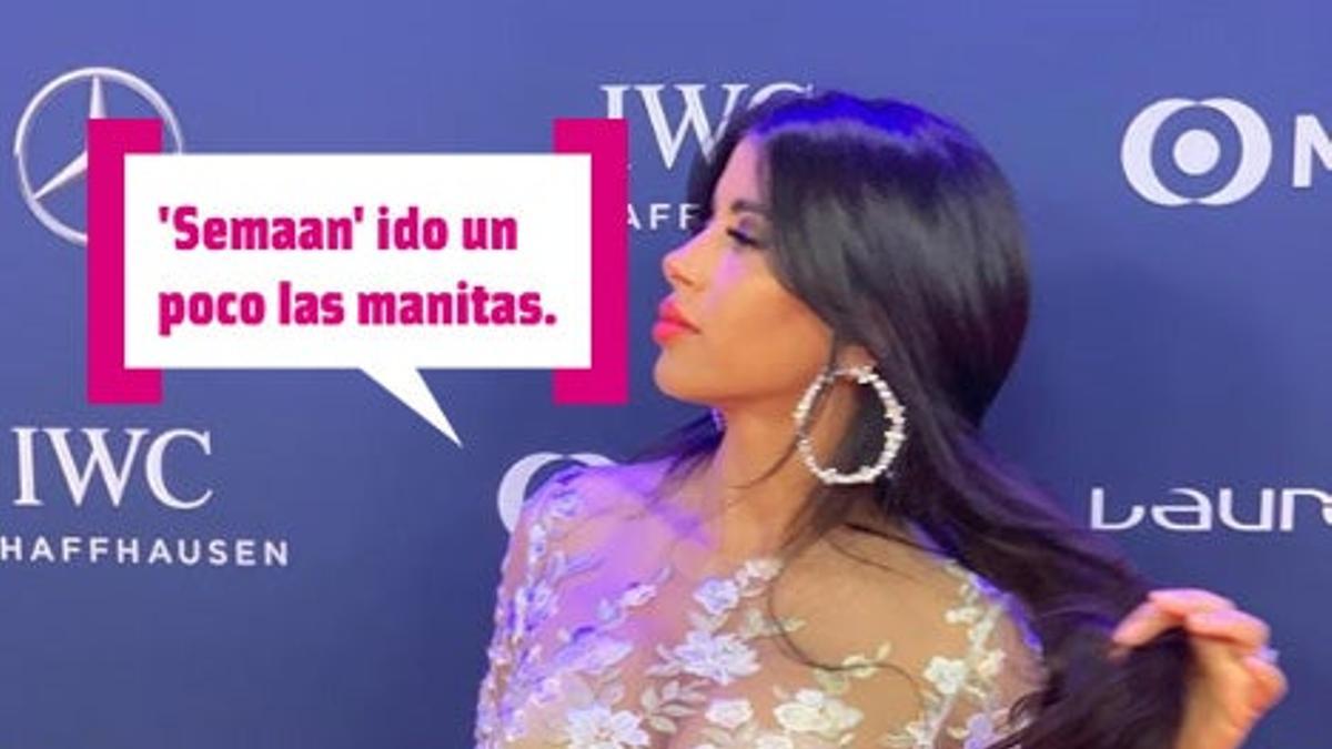 Daniella Semaan, todo transparencias y maquillaje