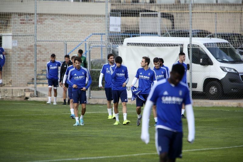 EL Zaragoza prepara el partido contra el Mirandés