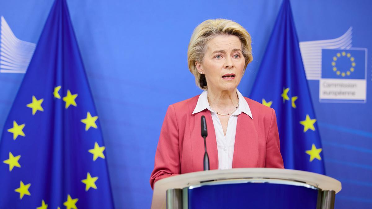 La presidenta de la Comisión Europea, Ursula von der Leyen.