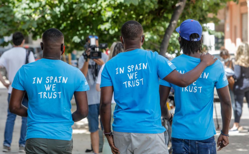 Miembros del Aquarius en València, dos años despué