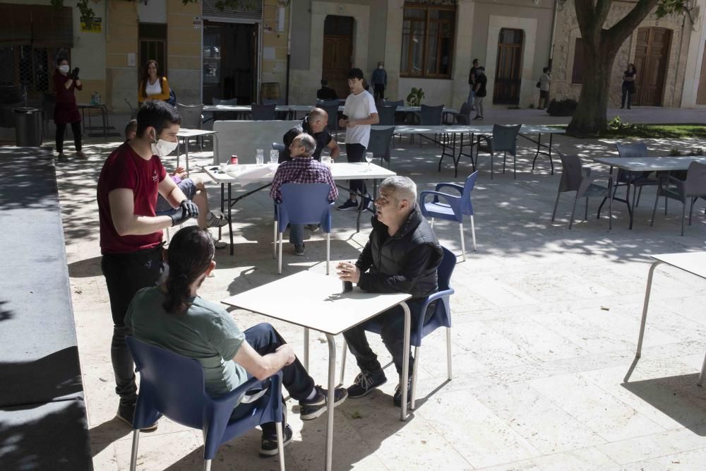 Abren las terrazas de Xàtiva i Ontinyent