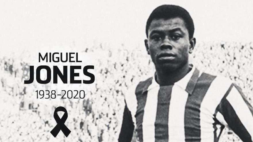 Imagen del histórico jugador colchonero, Miguel Jones Castillo.