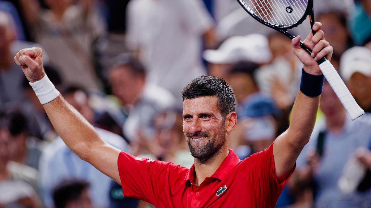 Novak Djokovic ya está en cuartos de final del Masters 1000 de Shanghai