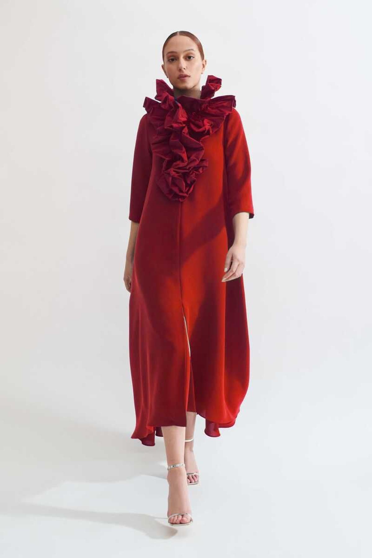 Vestido Thea rojo de Boüret
