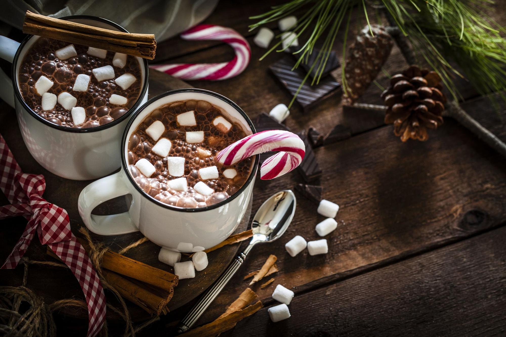 Una taza de chocolate caliente es el mejor plan en Navidad