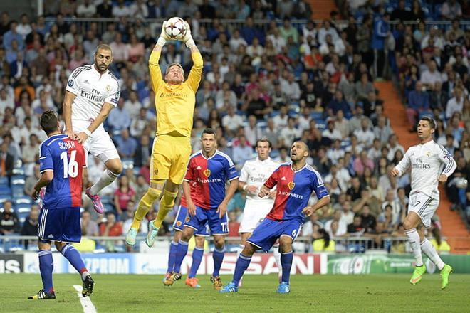 Real Madrid,5 - Basilea,1