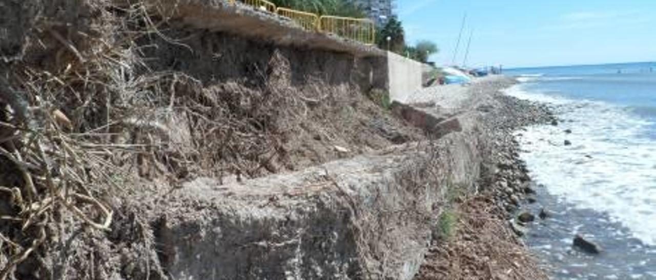 Desprendimiento registrado hace unos días en el Rincón de la Zofra.