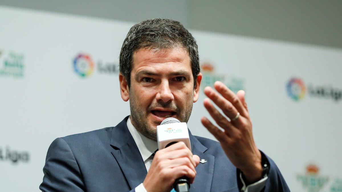 Ramón Alarcón. CEO del Real Betis Balompié, en una imagen de archivo.