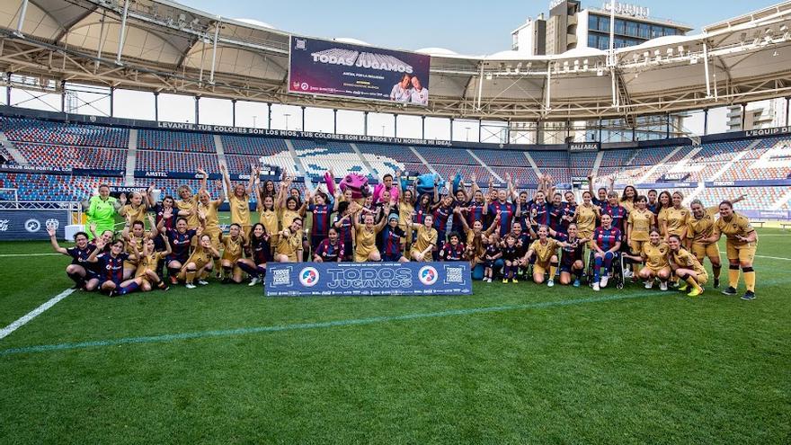 El Levante UD celebró la gran fiesta del fútbol inclusivo